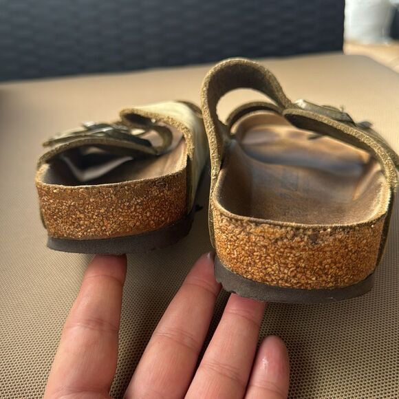 Birkenstock Khaki Arizona Sandals Sz. 40 - Picture 3 of 11